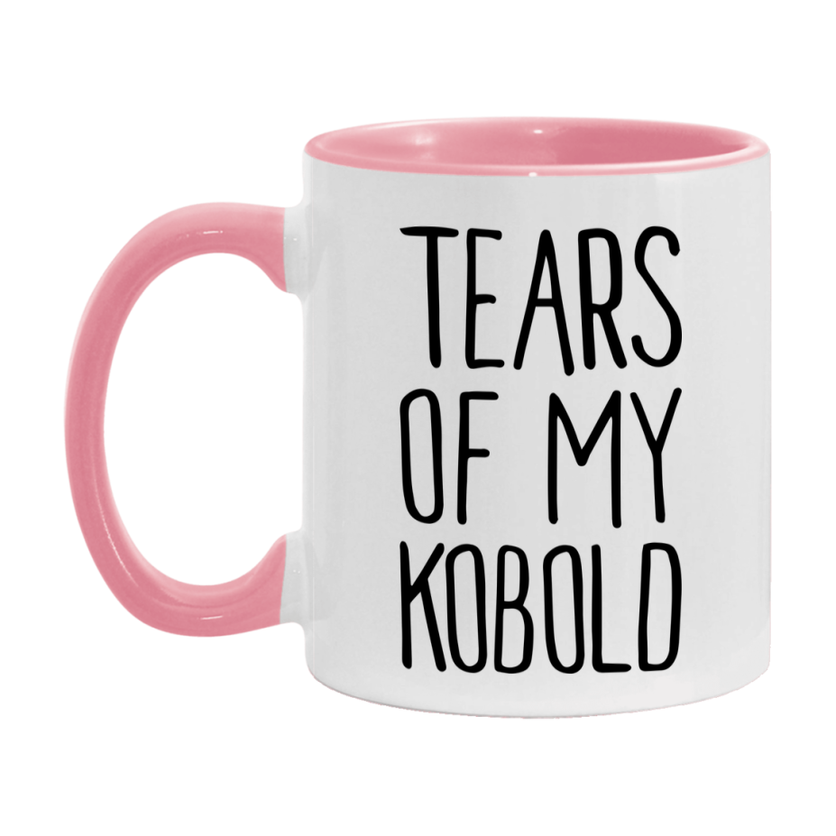 Dnd Dragon Masters Mug, Tears Of My Kobold Coffee Mug, Rpg Gift