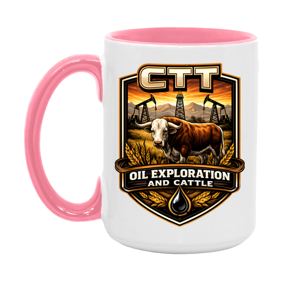 CTT Oil Exploration And Cattle Mug