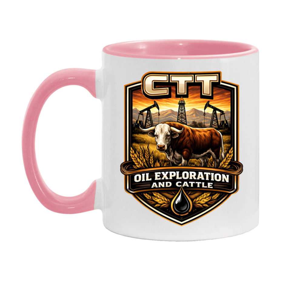 CTT Oil Exploration And Cattle Mug