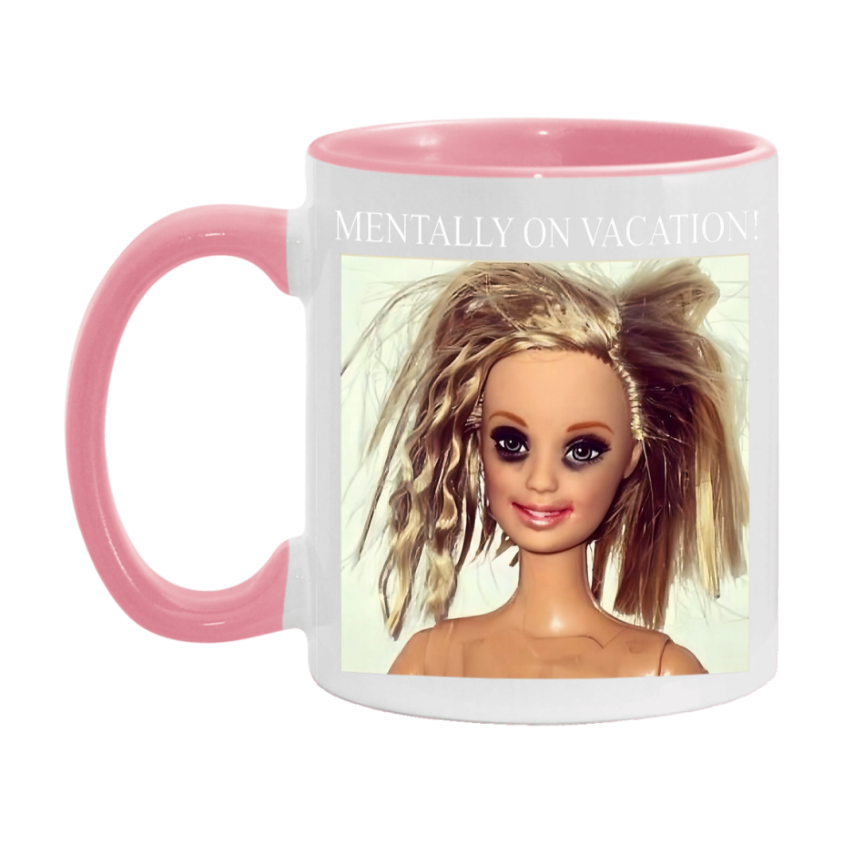 Disgusted Doll Face Mug, Funny Doll Face Meme Coffee Cup