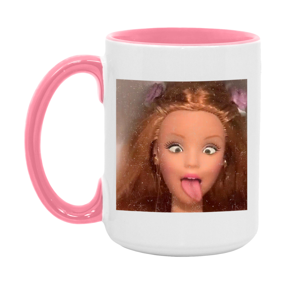 Disgusted Doll Face Mug, Funny Doll Face Meme Coffee Cup