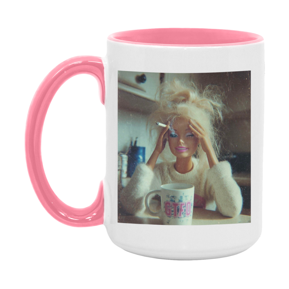 Disgusted Doll Face Mug, Funny Doll Face Meme Coffee Cup