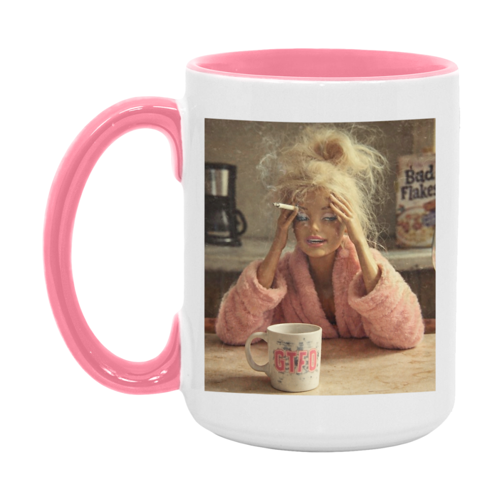 Disgusted Doll Face Mug, Funny Doll Face Meme Coffee Cup