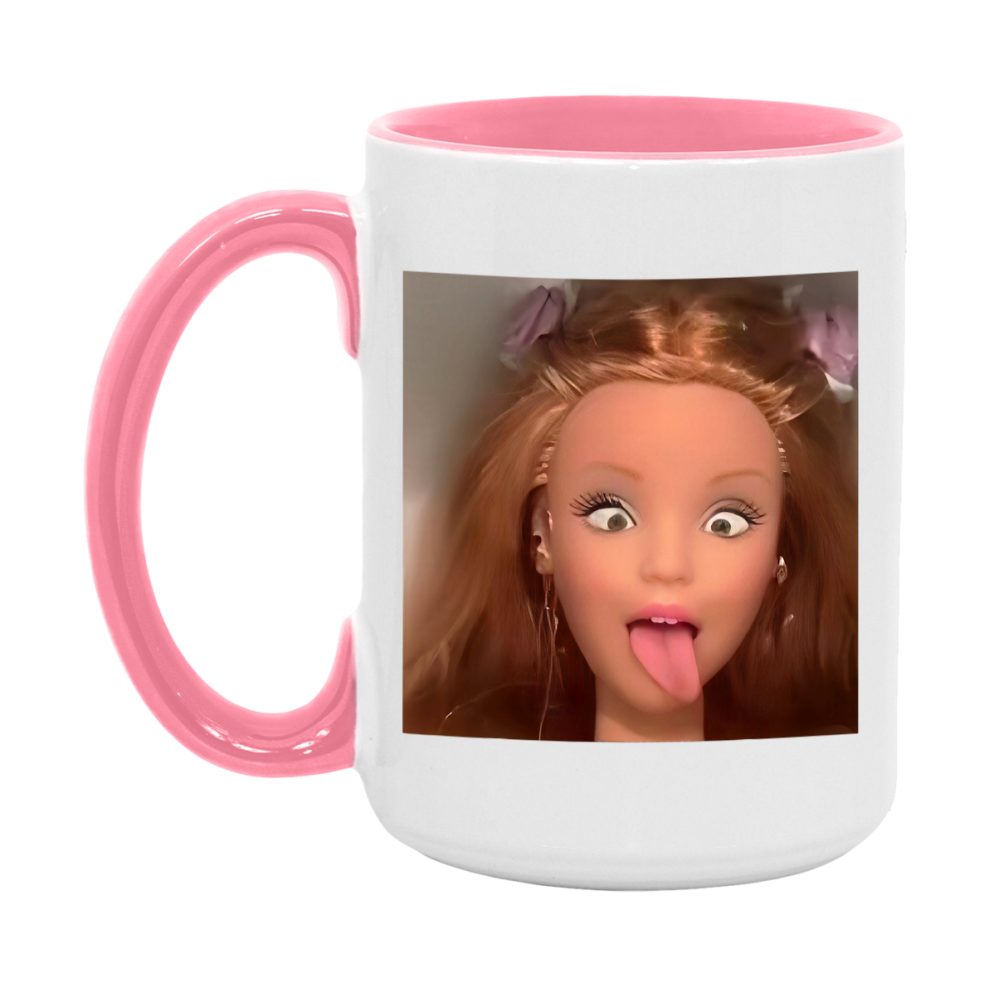 Disgusted Doll Face Mug, Funny Doll Face Meme Coffee Cup