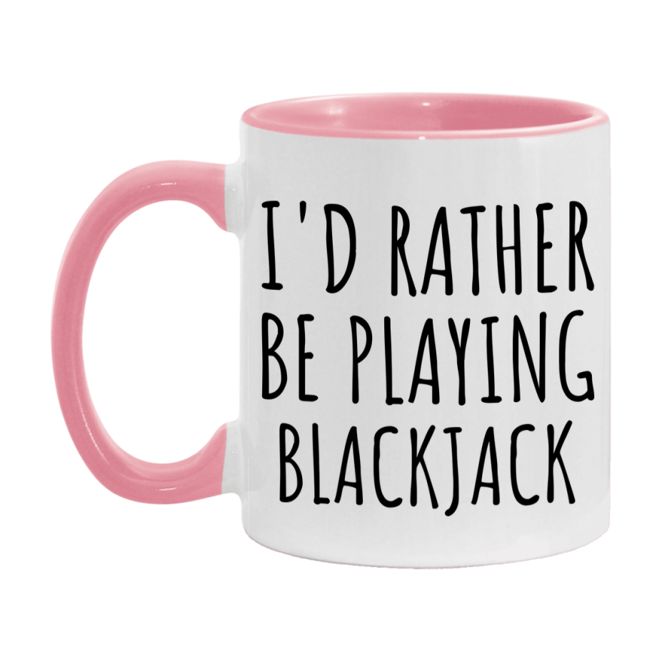 Casino Mug For Blackjack Players, Funny Blackjack Coffee Mug, 11Oz Or 15Oz Novelty Mug