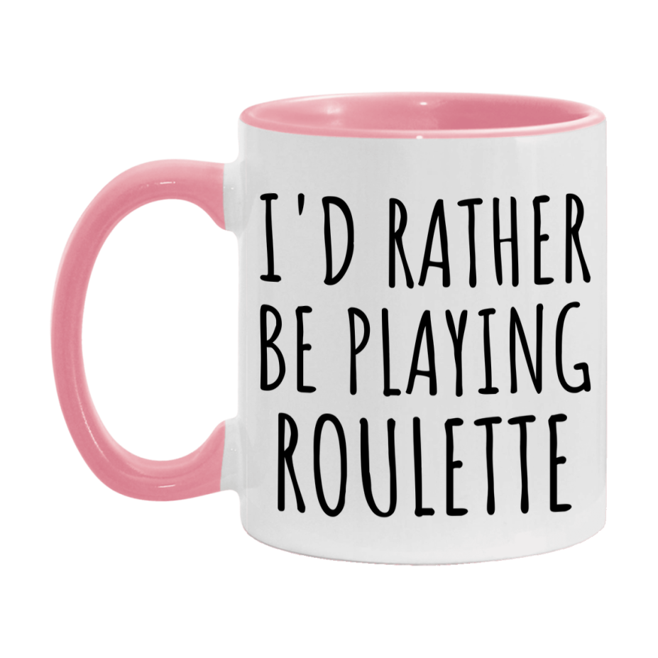 Casino Mug For Roulette Players, Funny Roulette Coffee Mug, 11Oz Or 15Oz Novelty Mug