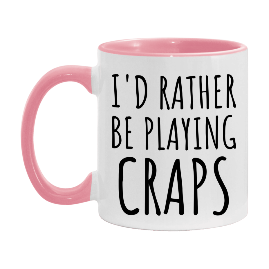 Casino Mug For Craps Players, Funny Craps Coffee Mug, 11Oz Or 15Oz Novelty Mug
