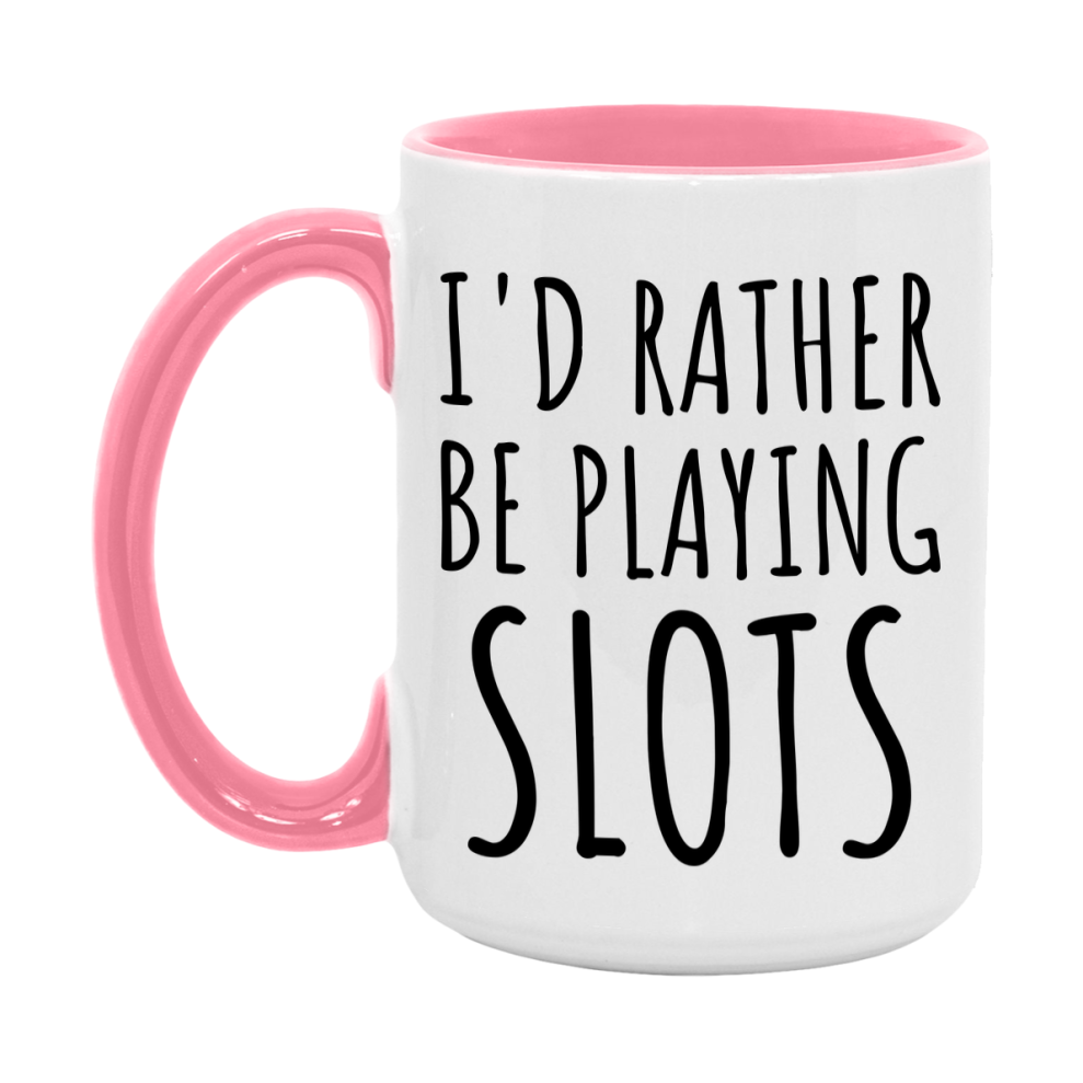 Casino Mug For Slots Players, Funny Slots Coffee Mug, 11Oz Or 15Oz Novelty Mug