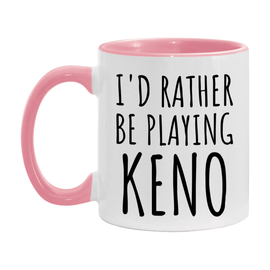 Casino Mug For Keno Players, Funny Keno Coffee Mug, 11Oz Or 15Oz Novelty Mug