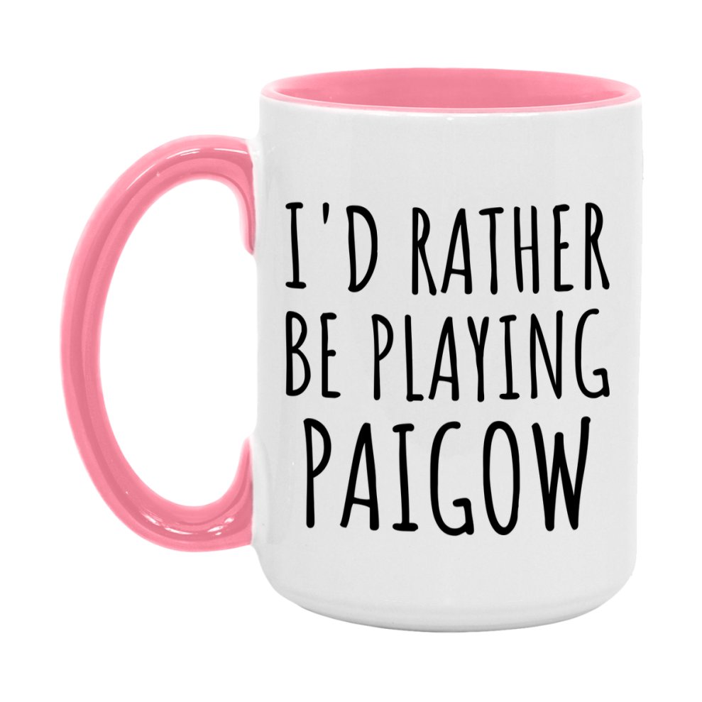 Casino Mug For Paigow Players, Funny Paigow Coffee Mug, 11Oz Or 15Oz Novelty Mug