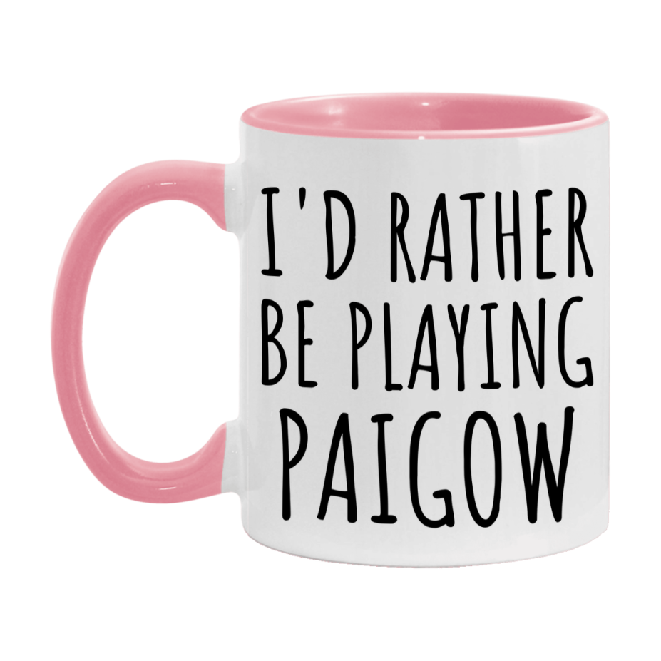 Casino Mug For Paigow Players, Funny Paigow Coffee Mug, 11Oz Or 15Oz Novelty Mug