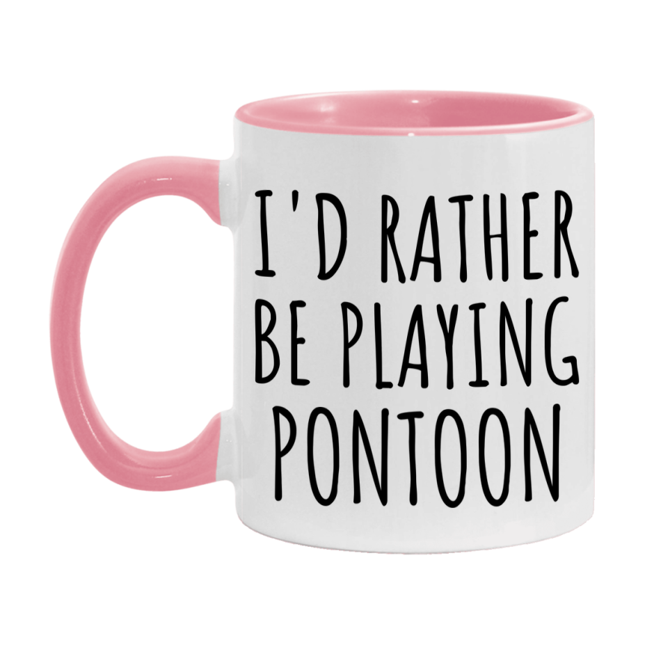 Casino Mug For Pontoon Players, Funny Pontoon Coffee Mug, 11Oz Or 15Oz Novelty Mug
