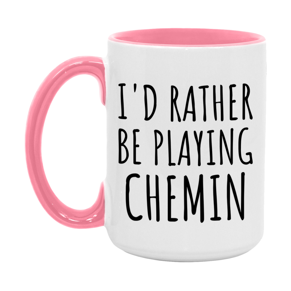 Casino Mug For Chemin Players, Funny Chemin Coffee Mug, 11Oz Or 15Oz Novelty Mug