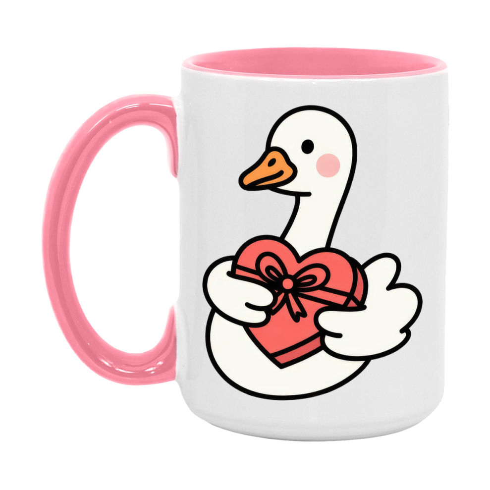 Silly Goose Mug, Silly Goose Valentine Mug, 11Oz Or 15Oz Ceramic Coffee Mug