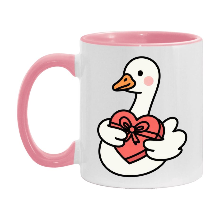 Silly Goose Mug, Silly Goose Valentine Mug, 11Oz Or 15Oz Ceramic Coffee Mug