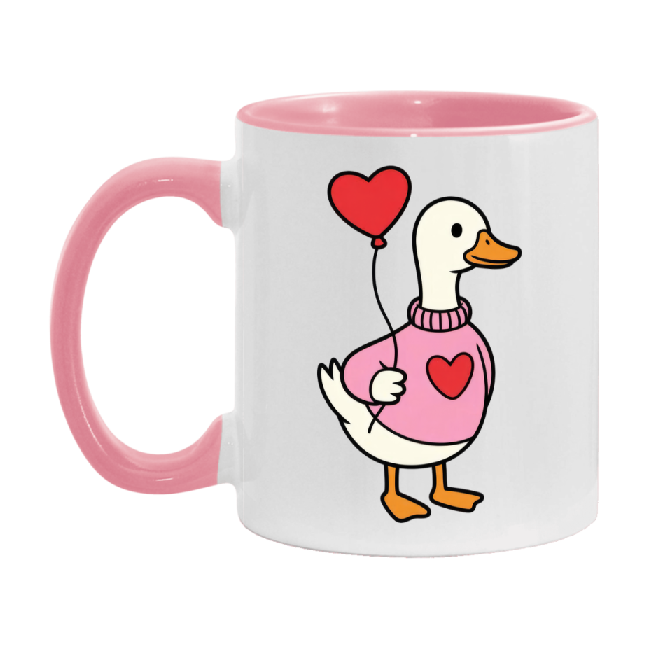Silly Goose Mug, Silly Goose Valentine Mug, 11Oz Or 15Oz Ceramic Coffee Mug