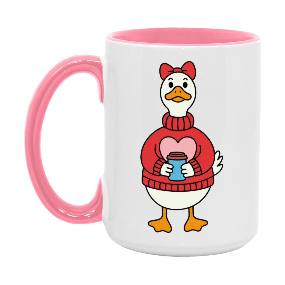 Silly Goose Mug, Silly Goose Valentine Mug, 11Oz Or 15Oz Ceramic Coffee Mug