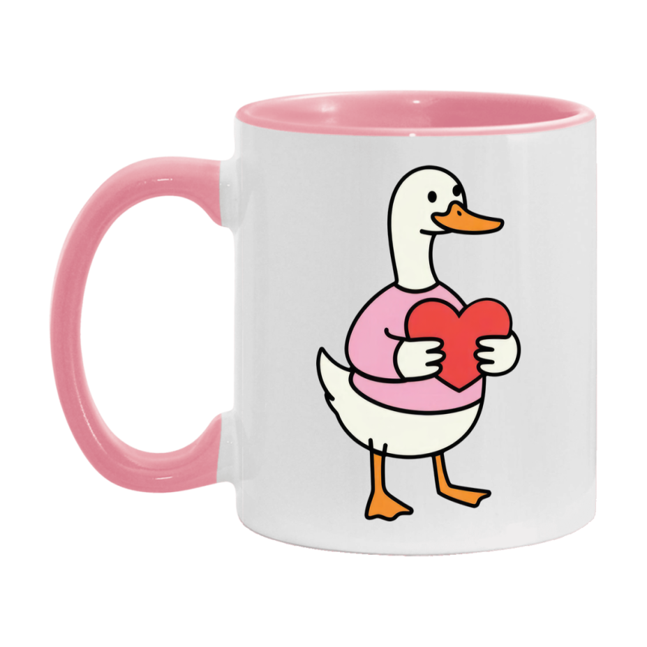 Silly Goose Mug, Silly Goose Valentine Mug, 11Oz Or 15Oz Ceramic Coffee Mug