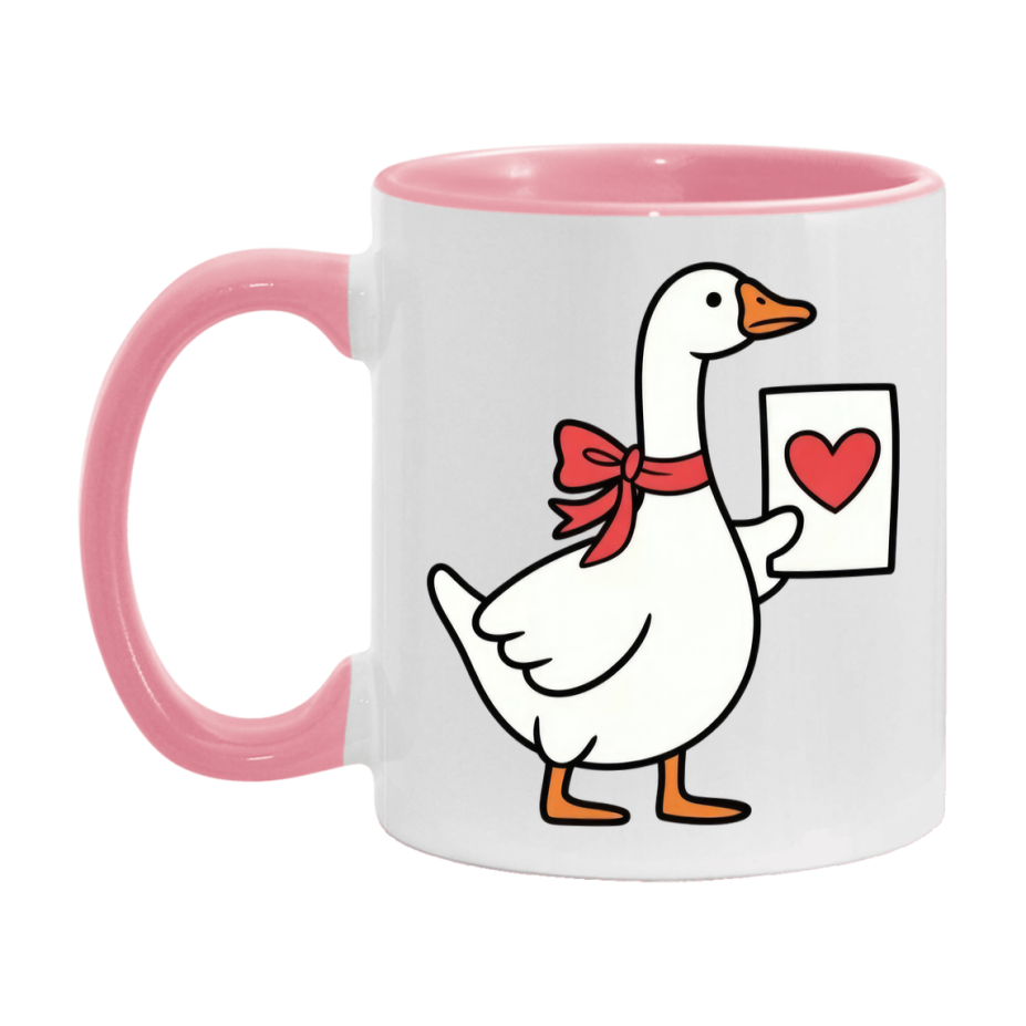 Silly Goose Mug, Silly Goose Valentine Mug, 11Oz Or 15Oz Ceramic Coffee Mug