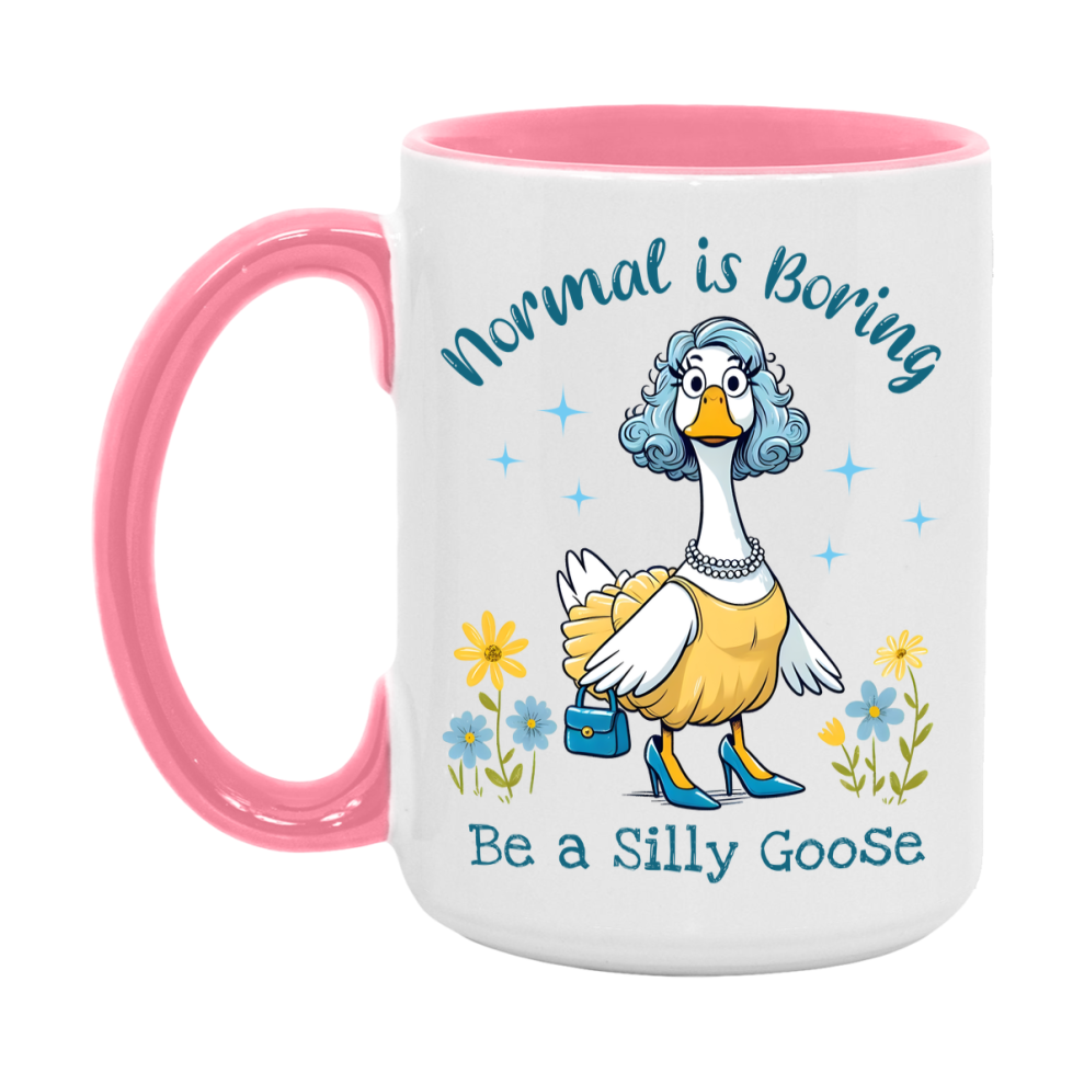 Silly Goose Mug, Funny Goose Coffee Mug, 11Oz Or 15Oz Ceramic Cup