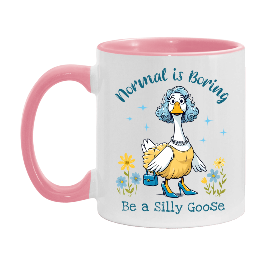 Silly Goose Mug, Funny Goose Coffee Mug, 11Oz Or 15Oz Ceramic Cup