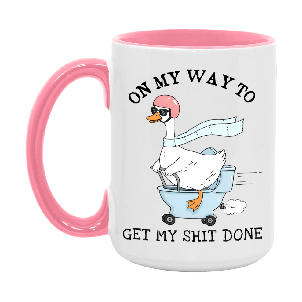 Silly Goose Mug, Funny Goose Coffee Mug, 11Oz Or 15Oz Ceramic Cup