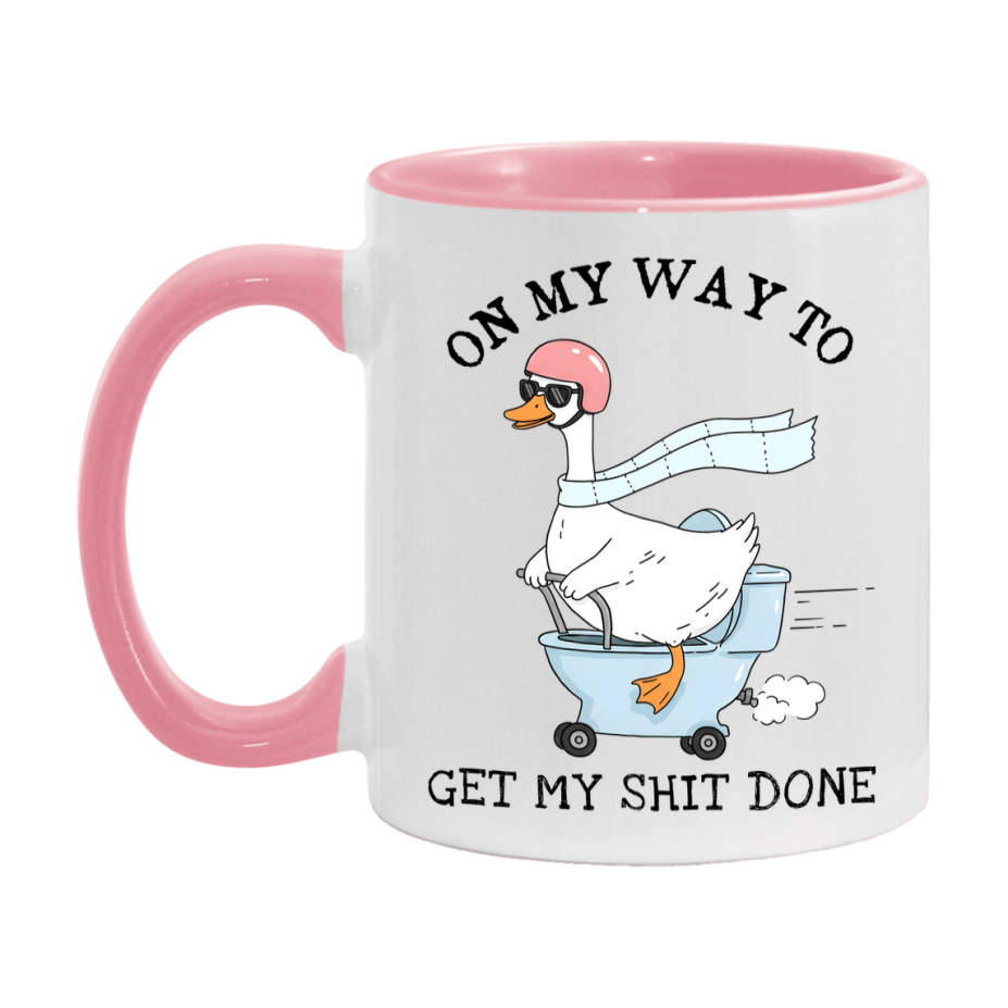 Silly Goose Mug, Funny Goose Coffee Mug, 11Oz Or 15Oz Ceramic Cup