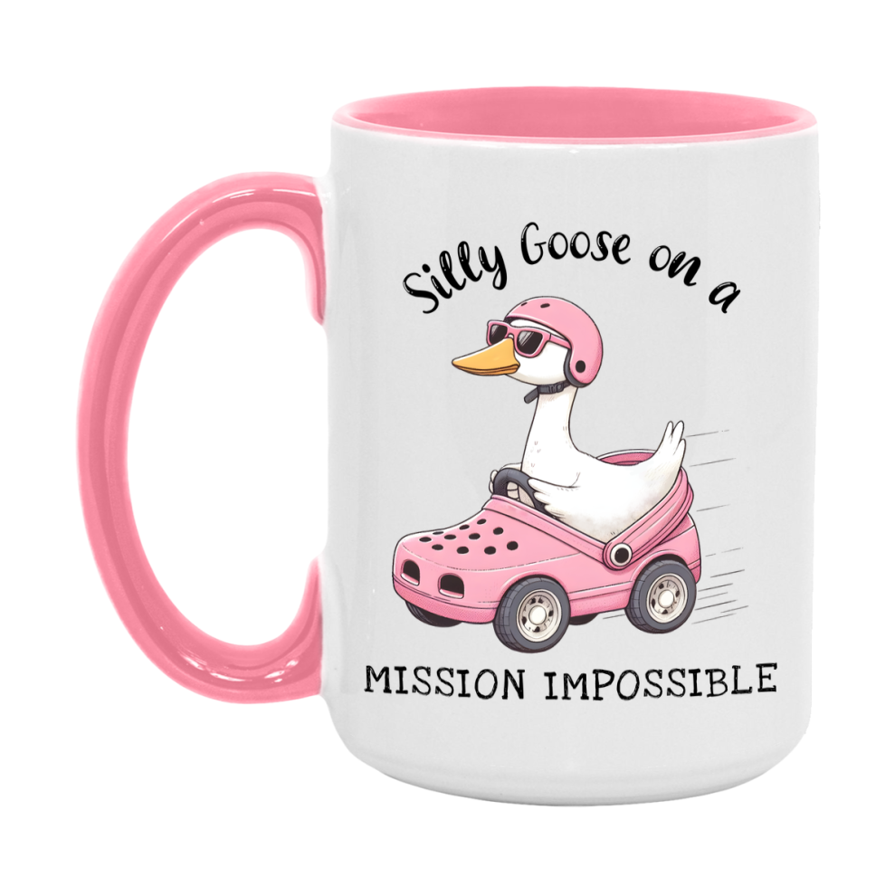 Silly Goose Mug, Funny Goose Coffee Mug, 11Oz Or 15Oz Ceramic Cup