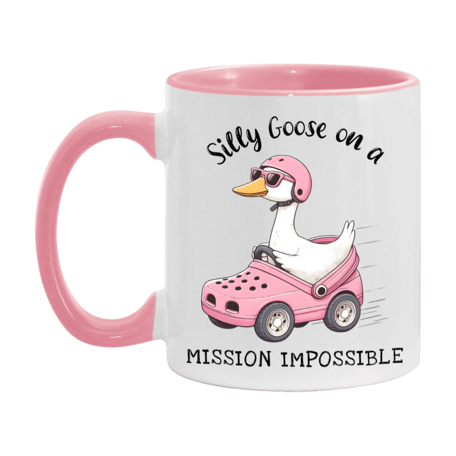 Silly Goose Mug, Funny Goose Coffee Mug, 11Oz Or 15Oz Ceramic Cup