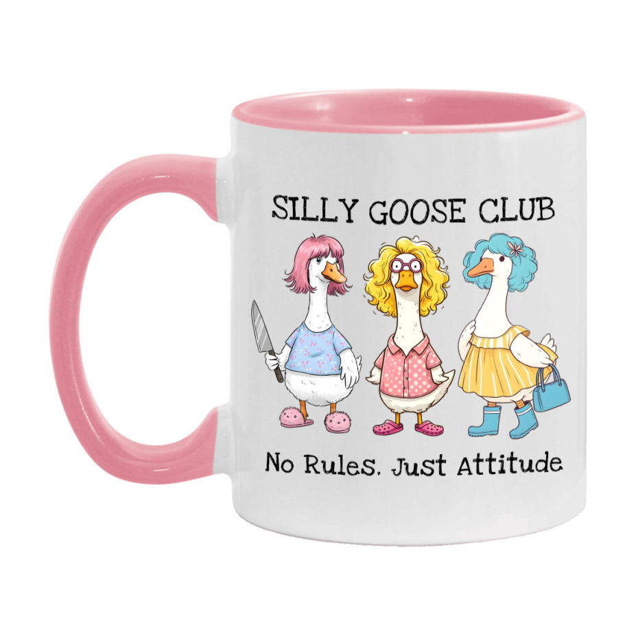 Silly Goose Mug, Funny Goose Coffee Mug, 11Oz Or 15Oz Ceramic Cup