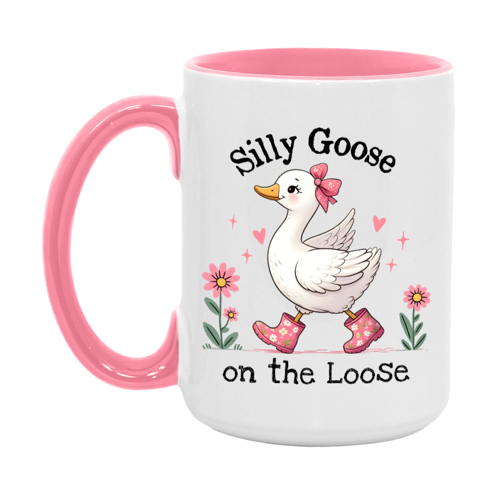 Silly Goose Mug, Funny Goose Coffee Mug, 11Oz Or 15Oz Ceramic Cup