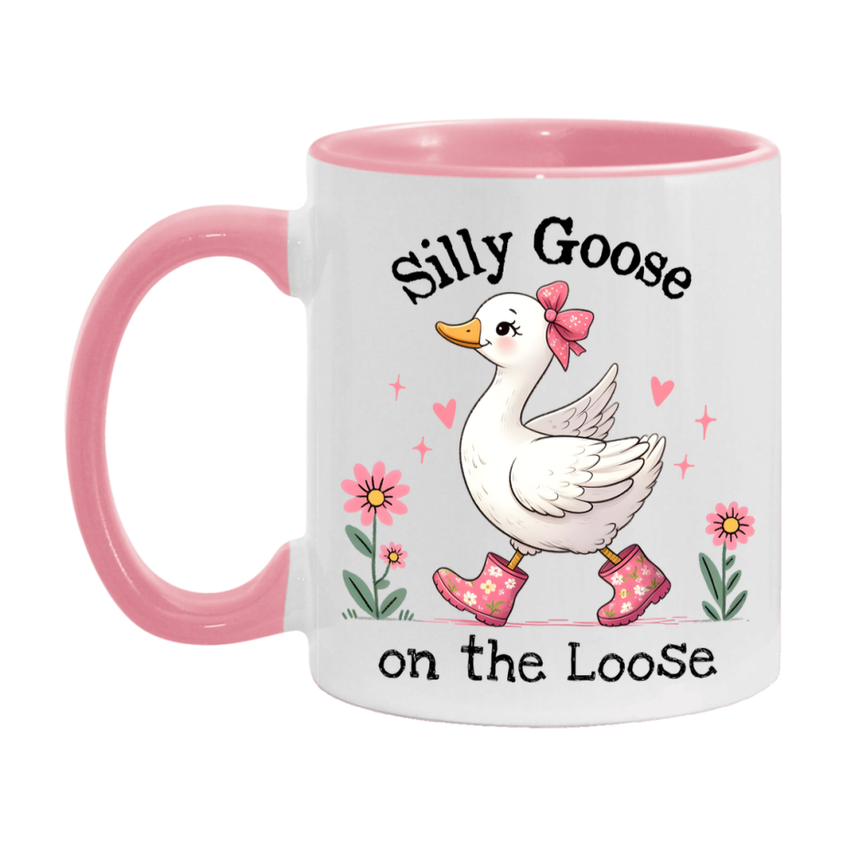 Silly Goose Mug, Funny Goose Coffee Mug, 11Oz Or 15Oz Ceramic Cup