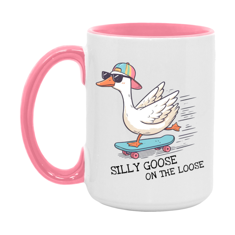 Silly Goose Mug, Funny Goose Coffee Mug, 11Oz Or 15Oz Ceramic Cup