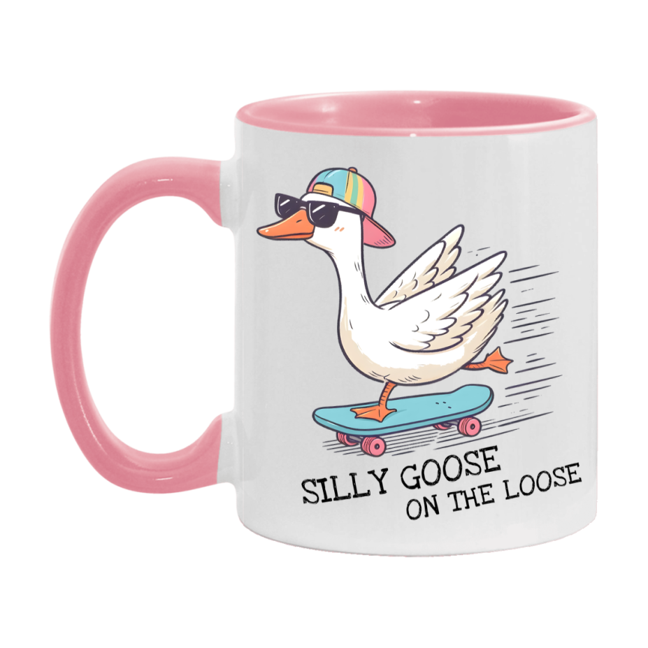 Silly Goose Mug, Funny Goose Coffee Mug, 11Oz Or 15Oz Ceramic Cup