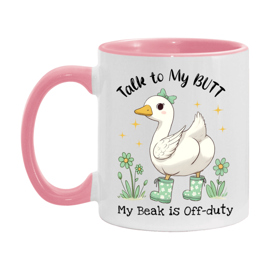 Silly Goose Mug, Funny Goose Coffee Mug, 11Oz Or 15Oz Ceramic Cup