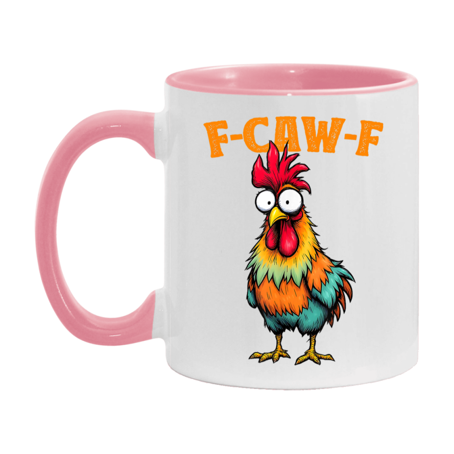 F Caw F Mug, Funny Bird Coffee Mug, 11Oz Or 15Oz Ceramic Cup