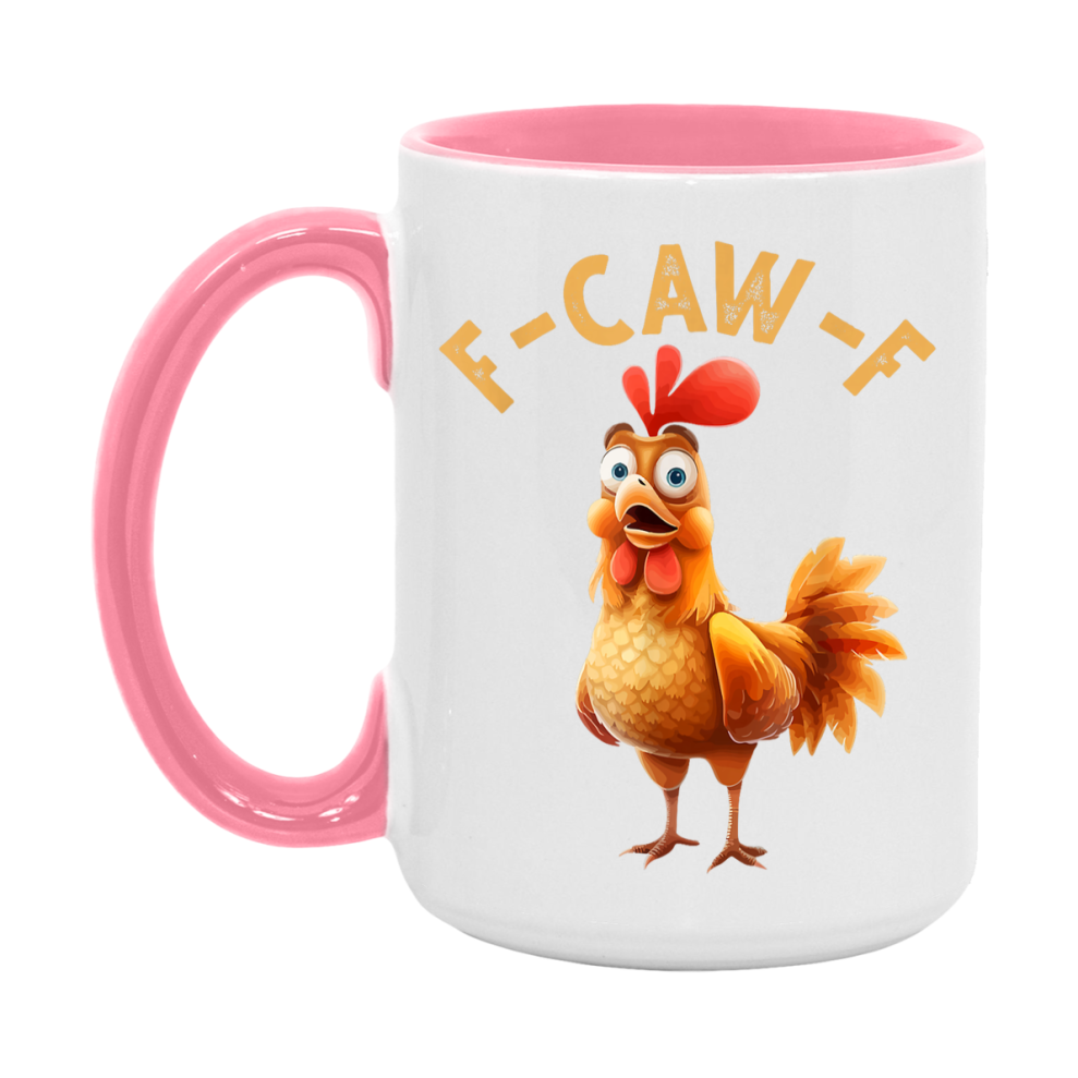 F Caw F Mug, Funny Bird Coffee Mug, 11Oz Or 15Oz Ceramic Cup