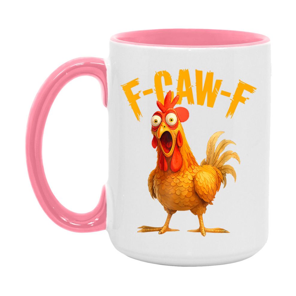 F Caw F Mug, Funny Bird Coffee Mug, 11Oz Or 15Oz Ceramic Cup