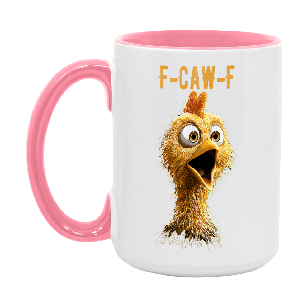 F Caw F Mug, Funny Bird Coffee Mug, 11Oz Or 15Oz Ceramic Cup