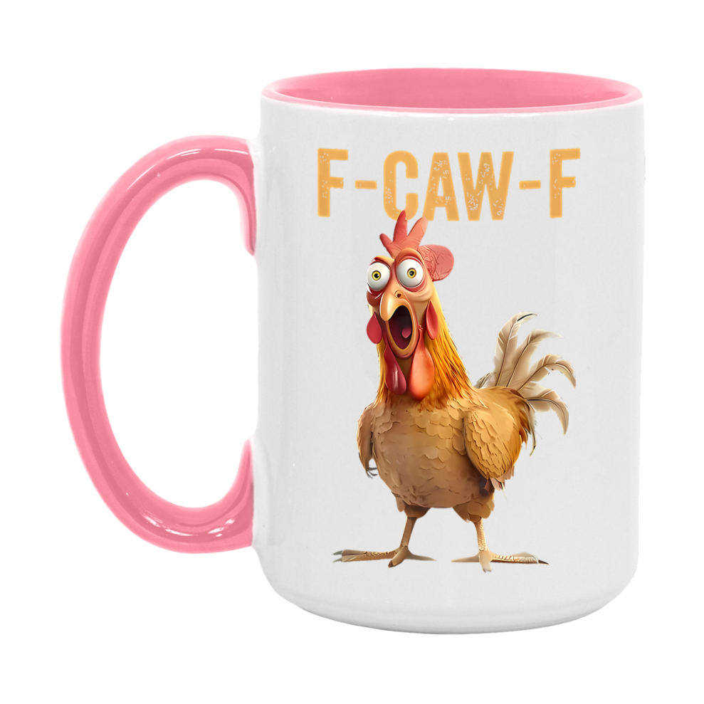 F Caw F Mug, Funny Bird Coffee Mug, 11Oz Or 15Oz Ceramic Cup