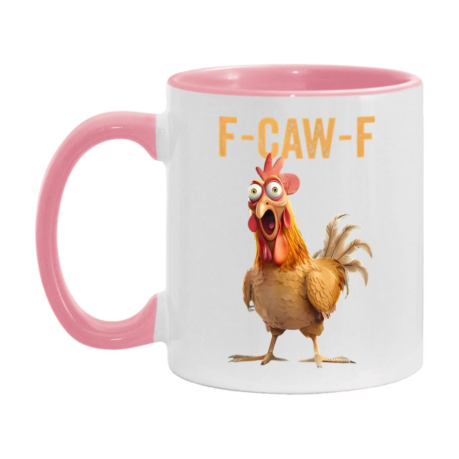 F Caw F Mug, Funny Bird Coffee Mug, 11Oz Or 15Oz Ceramic Cup