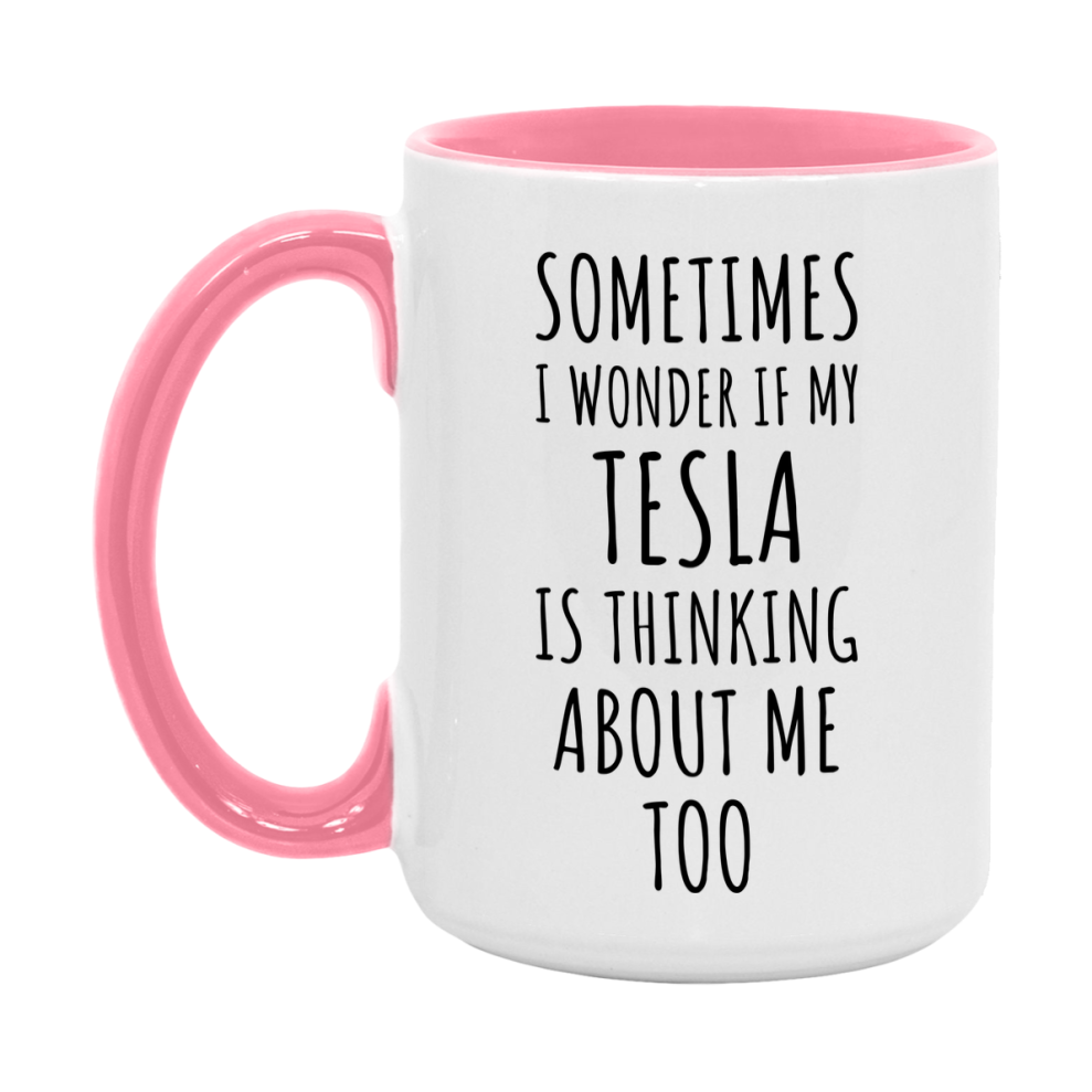 Tesla Car Lover Mug, Funny Tesla Coffee Mug