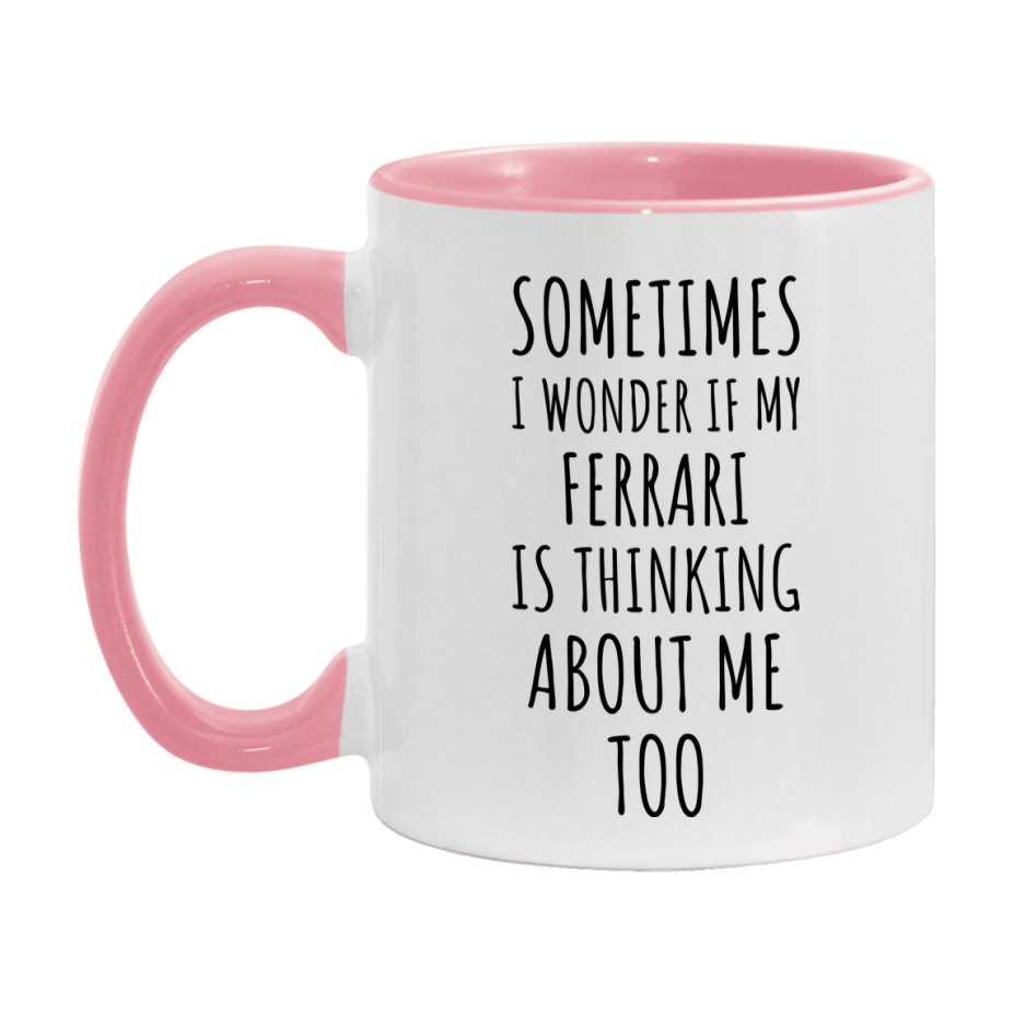 Ferrari Car Lover Mug, Funny Ferrari Coffee Mug