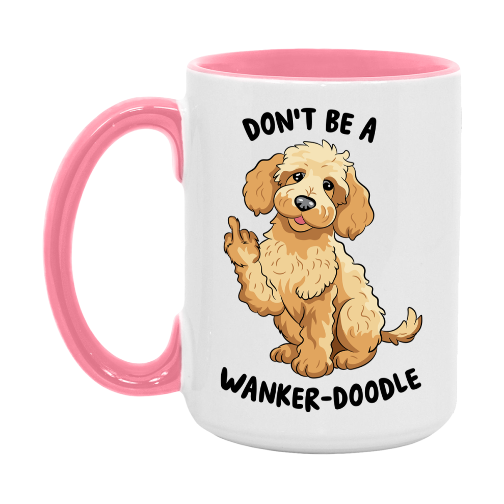 Don’t Be A Wanker Doodle Mug, 11Oz Or 15Oz Coffee Cup