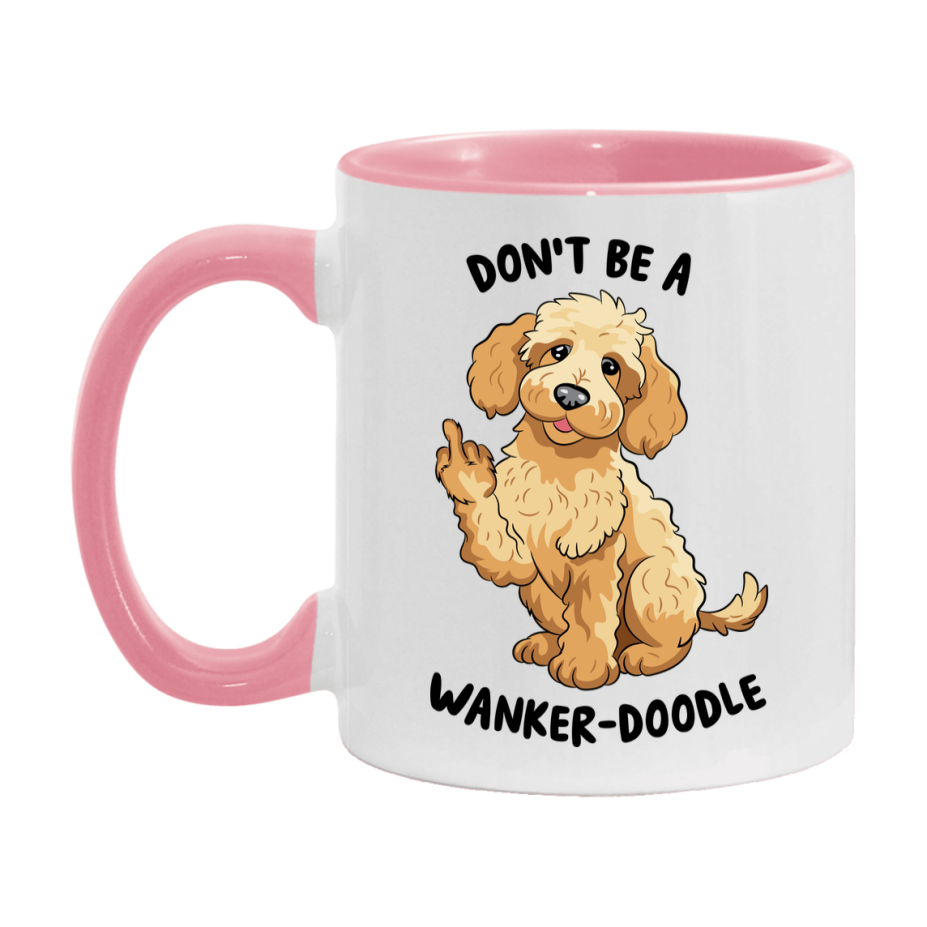 Don’t Be A Wanker Doodle Mug, 11Oz Or 15Oz Coffee Cup