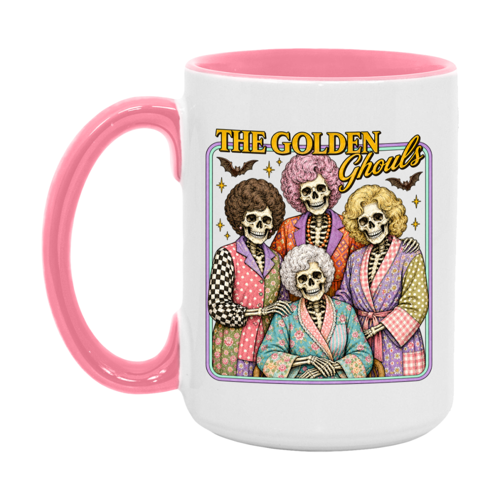 The Golden Ghouls Mug - Halloween Coffee Mug, 11Oz Or 15Oz Ceramic Cup