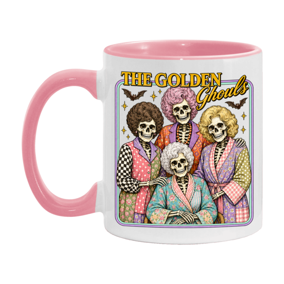 The Golden Ghouls Mug - Halloween Coffee Mug, 11Oz Or 15Oz Ceramic Cup