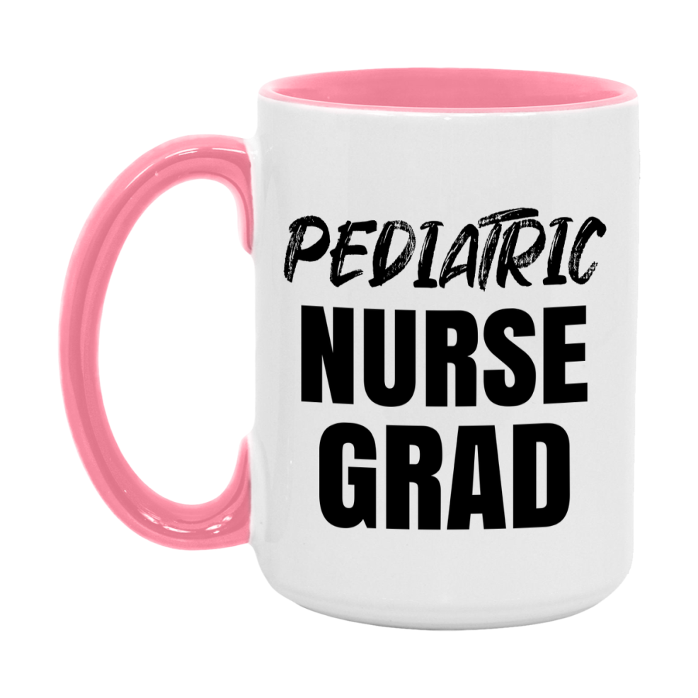 Pediatric Nurse Grad Coffee Mug - Ceramic Nursing Graduation Gift