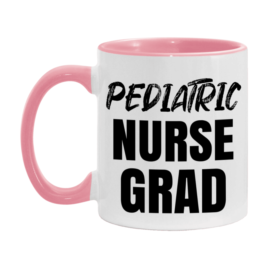 Pediatric Nurse Grad Coffee Mug - Ceramic Nursing Graduation Gift