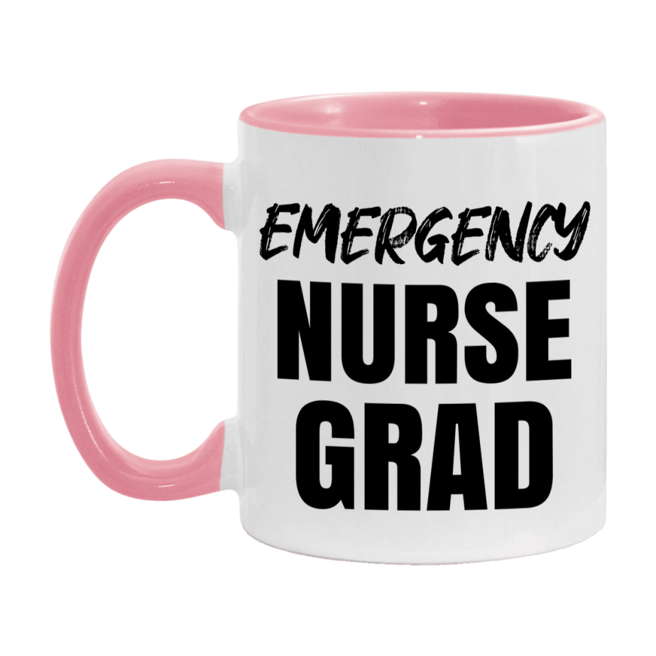 Emergency Nurse Grad Coffee Mug - Ceramic Nursing Graduation Gift